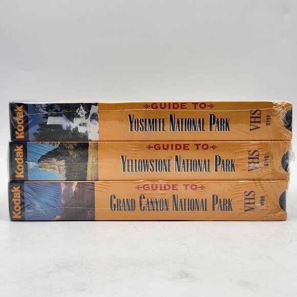 Kodak Guide To National Parks VHS Set Yosemite Yellowstone Grand Canyon SEALED - Picture 2 of 4